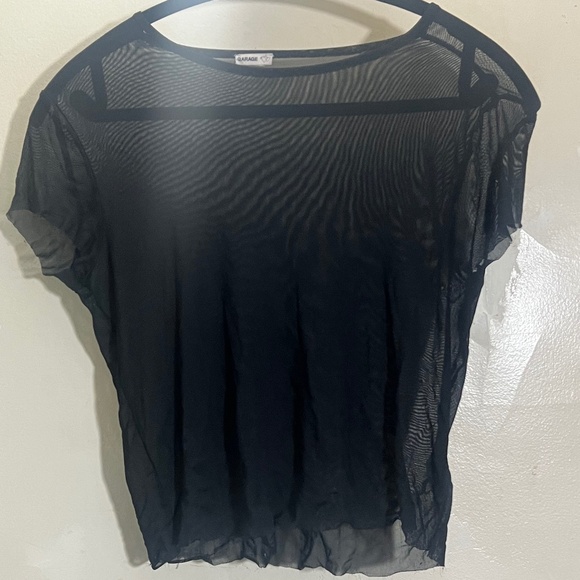 Short Sleeve Mesh Top - Picture 1 of 2